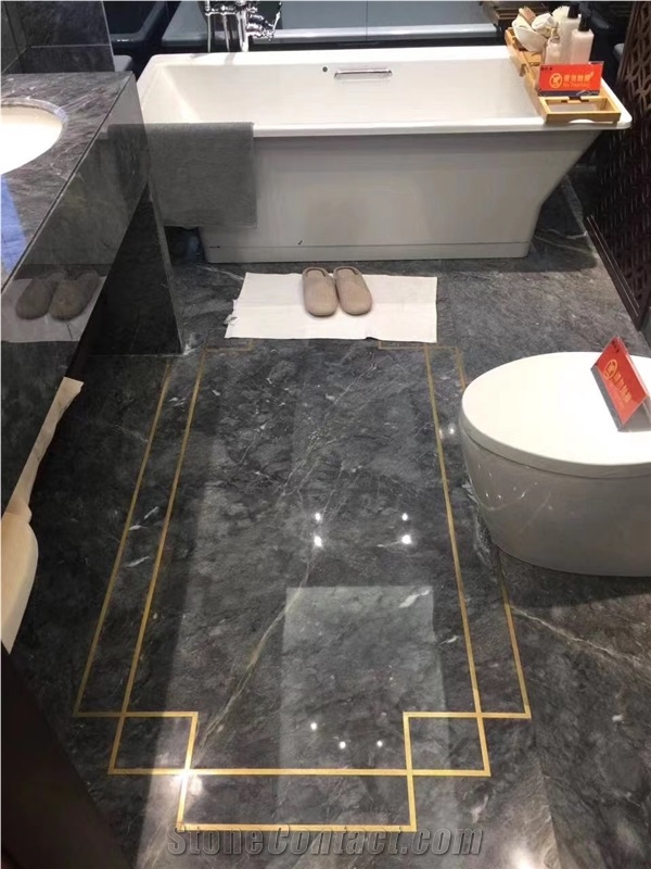 Atlantis Grey Marble Slabs