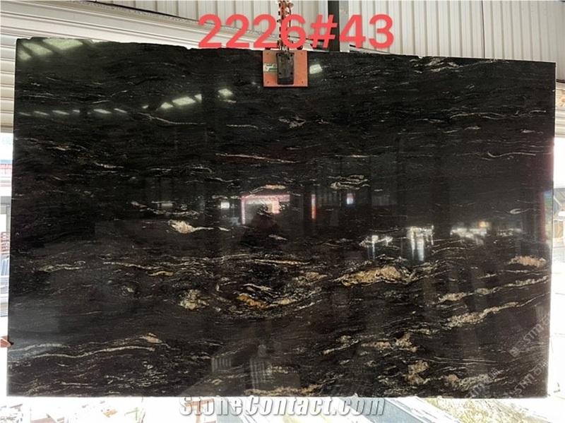 Cosmos Black Granite Tiles & Slabs