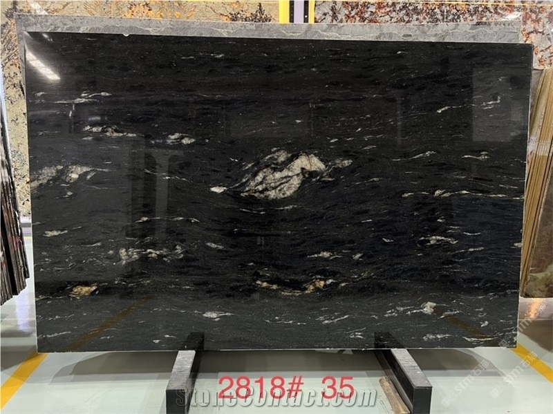 Cosmos Black Granite Tiles & Slabs