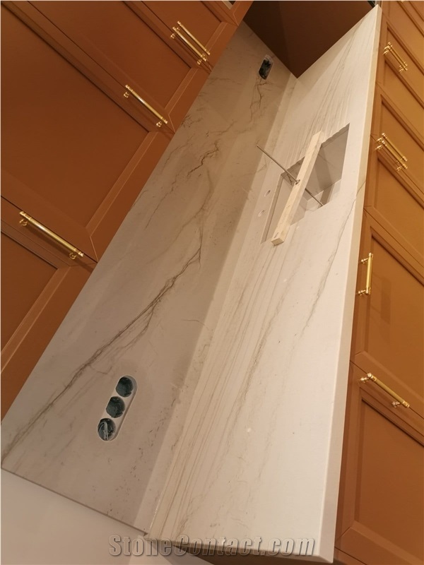 Interiors Stone Kitchen Island Tops Marble Viola Countertop
