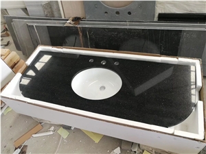 Prefab Stone Bathroom Countertop Granite Galaxy Vanity Top