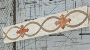 Stone Design Floor Trim Decos Marble Light Emperador Border