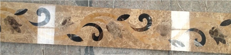 Stone Interiors Floor Trim Marble Waterjet Border Decos