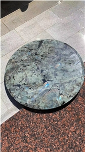 Stone Office Reception Desk Granite Sodalite Hotel Furniture