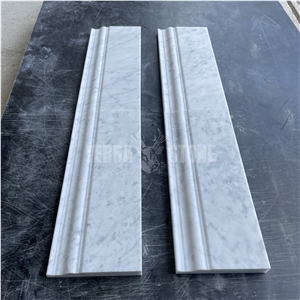 Carrara White Marble Baseboard Skirting Boards For Wall Carrara White Marble Baseboard Skirting Boards For Wall