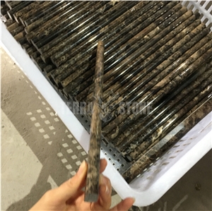 Emperador Dark Marble Brown Pencil Liner Trim Border Trim