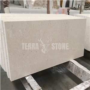 Moonlight Beige Limestone 12"X24" Honed Wall Tiles