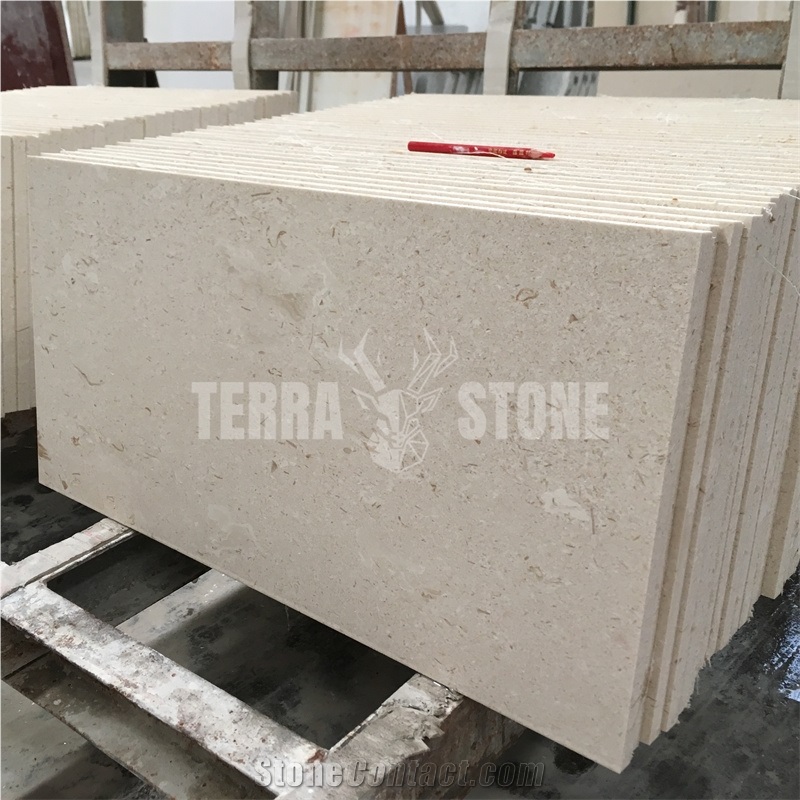 Moonlight Beige Limestone 12"X24" Honed Wall Tiles