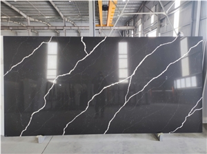 VG1415 - Thunder Black Artificial Quartz Slab