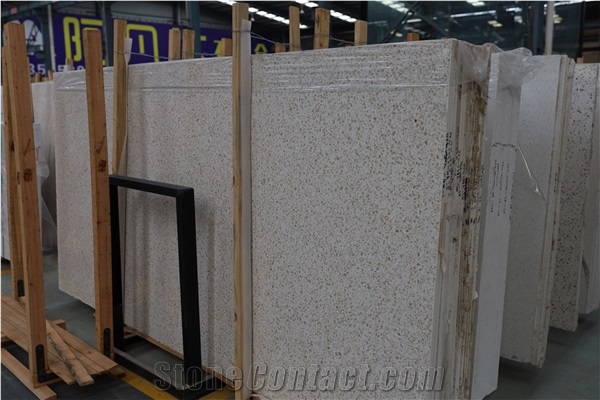 Beige Terrazzo Cement Inorganic Terrazzo Botticino Terrazzo