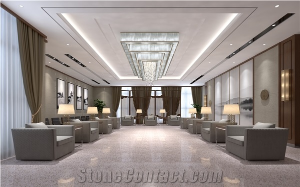 Beige Terrazzo Cement Inorganic Terrazzo Botticino Terrazzo