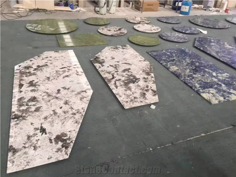 Bianco Antico Sintered Stone Furniture