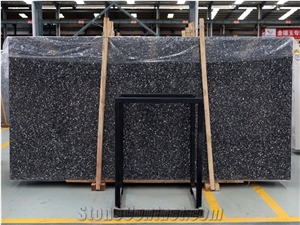 Black Terrazzo Gold Chips Cement Multicolor Nero Terrazzo