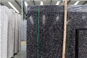 Black Terrazzo Gold Chips Cement Multicolor Nero Terrazzo