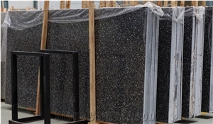 Black Terrazzo Gold Chips Cement Multicolor Nero Terrazzo