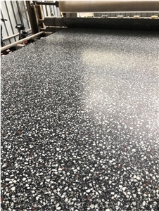 Black Terrazzo Multicolor Neroterrazzo Pink& White Stone