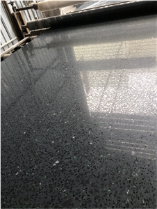 Black Terrazzo With Green Glass Hotsale Terrazzo Slab