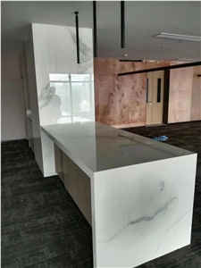 Calacatta White Sintered Stone Kitchen Tops