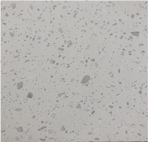 Cloudy White Terrazzo Pearl White Terrazzo Gloricious White