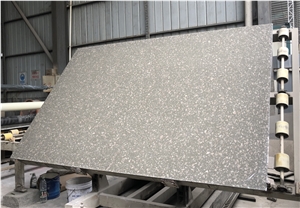 Dark Grey Terrazzo Milano Grey Terrazzo With White Stone