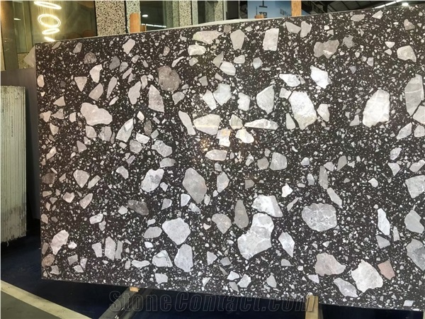 Diamond Black Terrazzo Cappuccino Terrazzo Pink Terrazzo