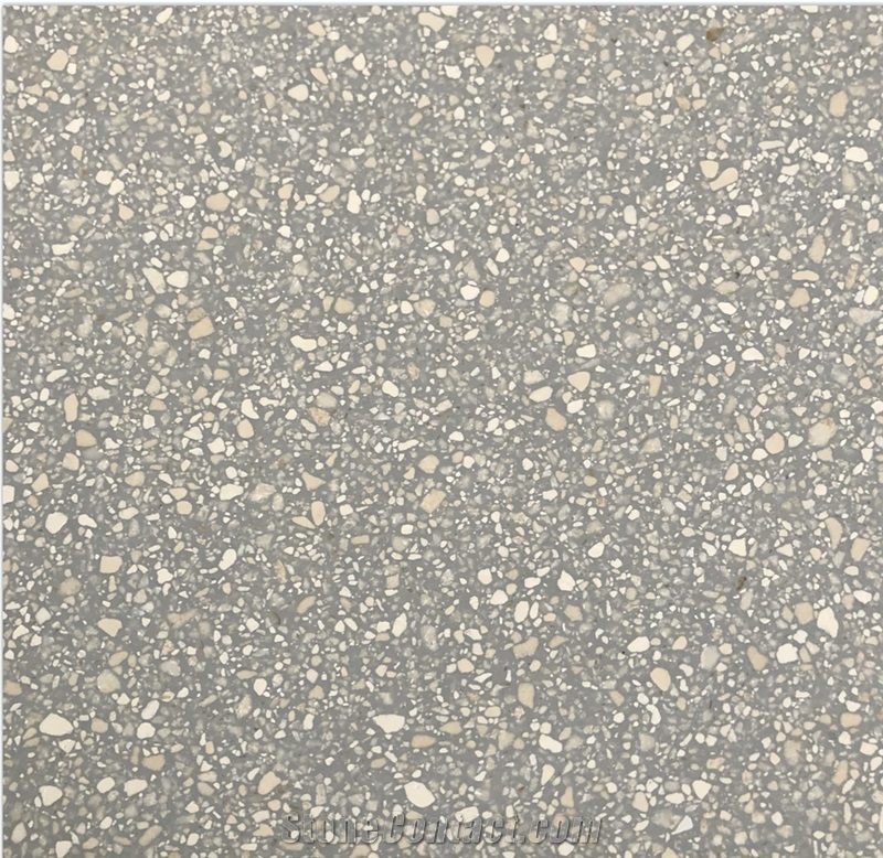 Grey Terrazzo Cinderella Grey Terrazzo With White Stone