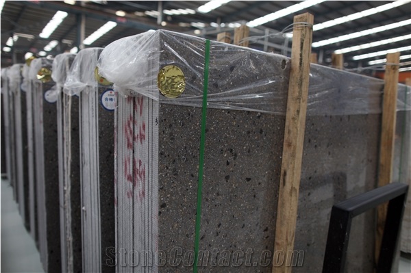 Grey Terrazzo Wholesale Flooring Multicolor Nero Terrazzo