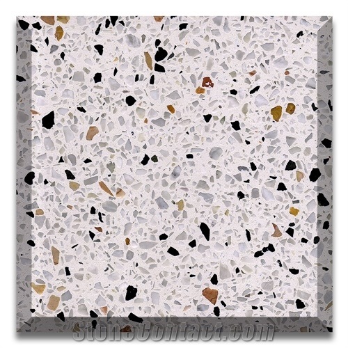 Multicolor Terrazzo Grigio Venato Terrazzo Flooring Cement