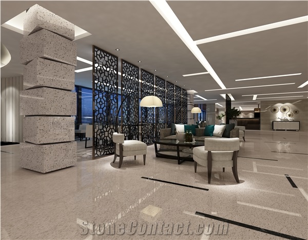 Multicolor Terrazzo Grigio Venato Terrazzo Flooring Cement