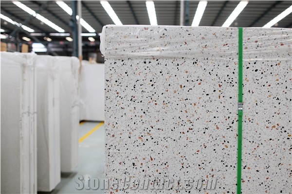 Multicolor Terrazzo Grigio Venato Terrazzo Flooring Cement