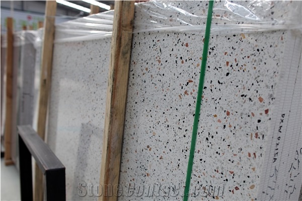 Multicolor Terrazzo Grigio Venato Terrazzo Flooring Cement