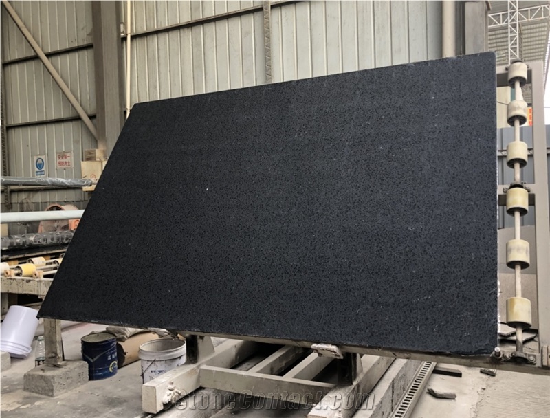 Nero Ebano Terrazzo Cement Marble Black Terrazzo Honed 1