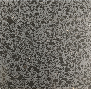 Nero Ebano Terrazzo Cement Marble Black Terrazzo Honed 1