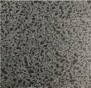Nero Ebano Terrazzo Cement Marble Black Terrazzo Honed 1