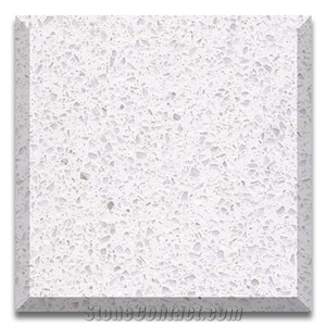 Snow White Terrazzo Slab Engineered Stone Thassos Terrazzo