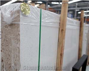 Snow White Terrazzo Slab Engineered Stone Thassos Terrazzo