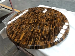 Tiger Eyes Transparent Semiprecious Stone Light Transmitting
