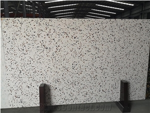 White Galaxy Terrazzo Bianco Perla Terrazzo