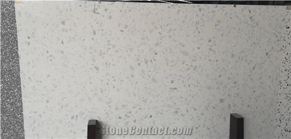 White Galaxy Terrazzo Bianco Perla Terrazzo