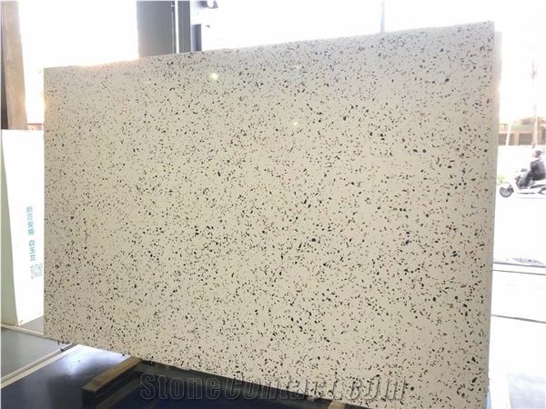 White Galaxy Terrazzo Bianco Perla Terrazzo