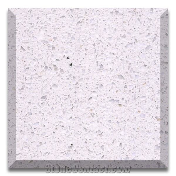 White Terrazzo Slab Cement Floor Bianco Carrara Terrazzo