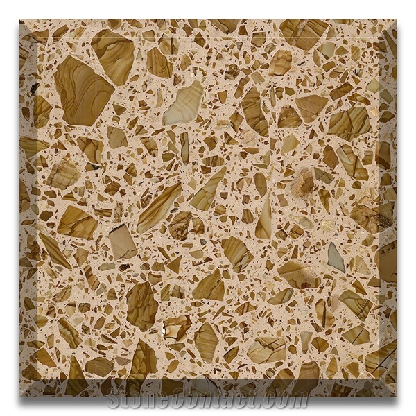 Zafferano Terrazzo Giallo Yellow Terrazzo Hotsale Terrazzo