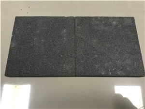 Flamed Black Basalt Black Stone Flamed