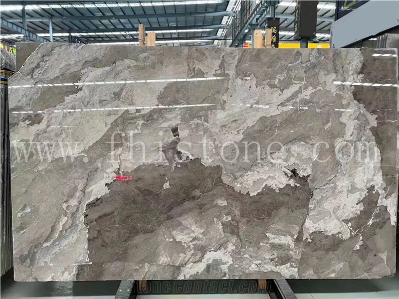 Italy Grey Net Marble Grigio Carnico Naguscel Di Grey Marble