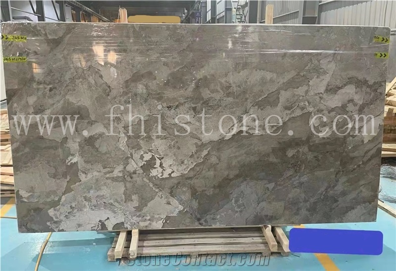 Italy Grey Net Marble Grigio Carnico Naguscel Di Grey Marble