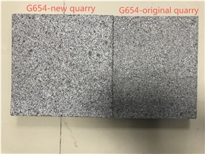 Wholesale Dark Grey Granite G654 New Quarry Flamed Paver