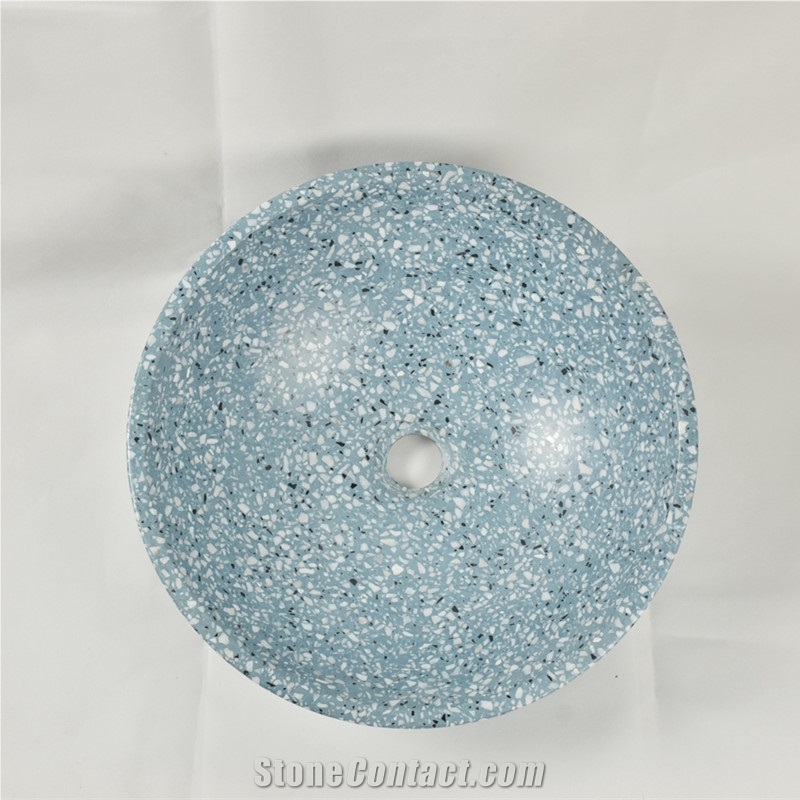 Artificial Marble Bathroom Round Basin