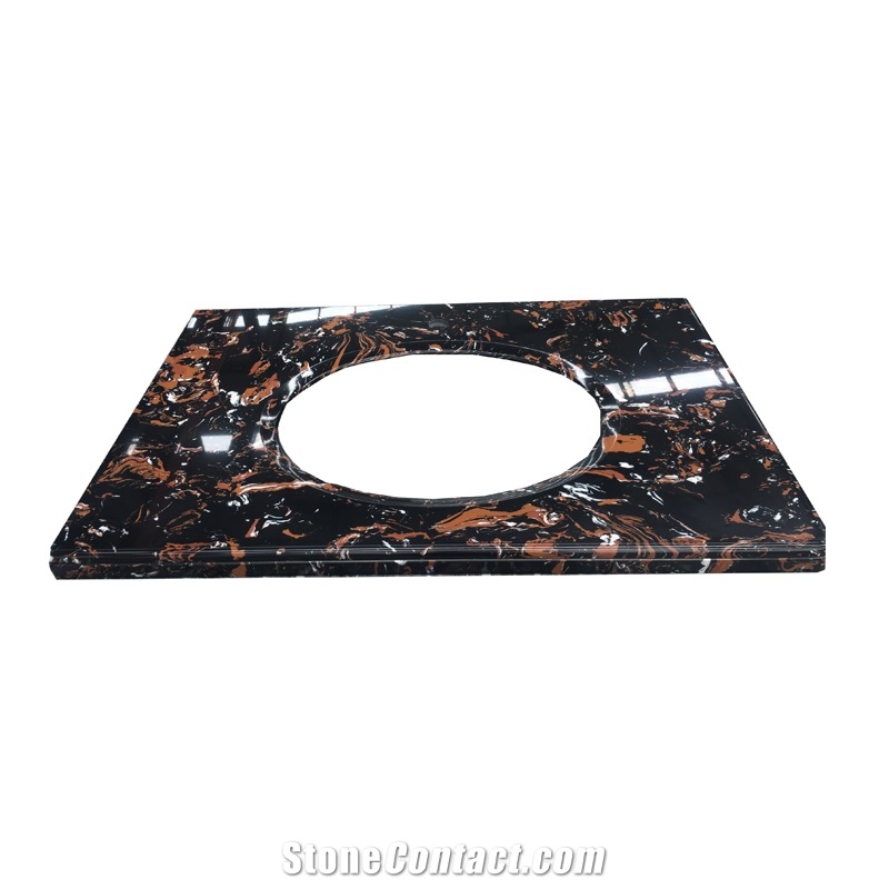 Artificial Marble Bathroom Round Basin