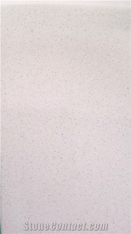 Artificial Quartz Marble White Diamond Slabs Tiles