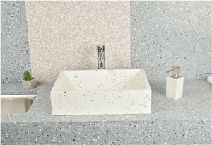 Artificial Stone Terrazzo Bathroom Sink